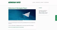 Desktop Screenshot of norwegianpaper.com